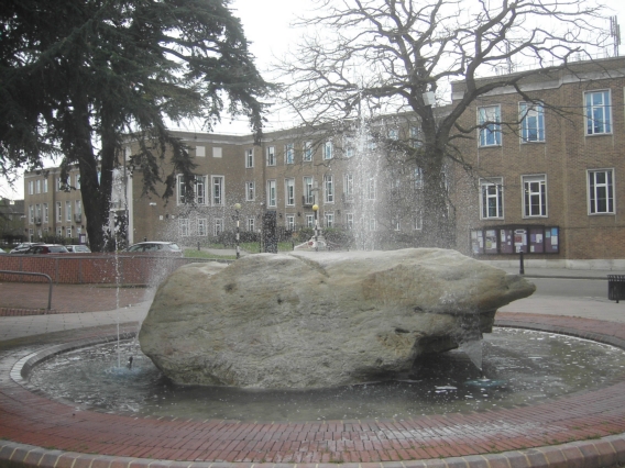 Fountain and Town Hall